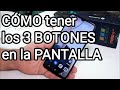 Cómo tener los 3 botones en la pantalla Motorola Moto E22i, E22 y E20 activar los 3 botones