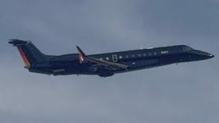 Aero Embraer ERJ-135BJ Legacy 600 Takeoff From Idaho Falls [N809TD]