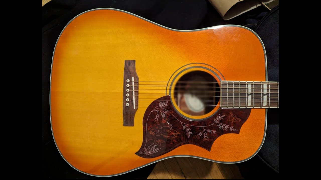 Epiphone Hummingbird Studio First Impressions - YouTube