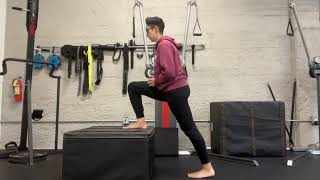 Front Foot Elevated Calf Raises For Speed
