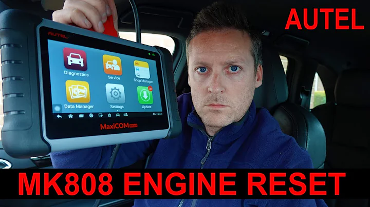 How to reset a Check Engine warning light with the Autel MK808 MaxiCOM OBD2 Pro Diagnostic Scan Tool