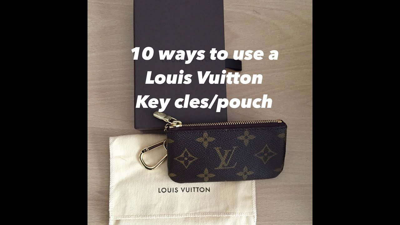 10 Ways To Use A Louis Vuitton Key Cles/Pouch - YouTube