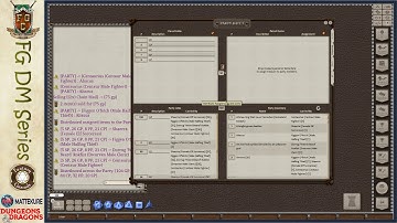 FGC DM Topics: FG Classic Features of the Party Sheet