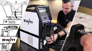 Wasserkühler montieren / Mount the water cooler - Tetrix XQ 230 puls | EWM