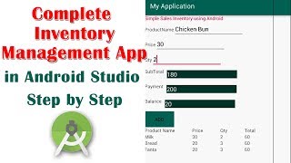 #androidstudio#inventoryapp#androidappdevelopment complete inventory
management app in android studio step by check out more videos
invento...