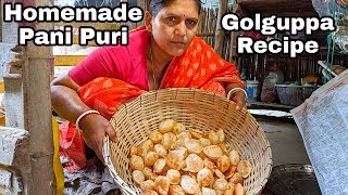 Homemade Pani Puri Recipe | Golgappa Recipe | Original Puchka Recipe |