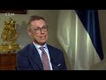 Finský prezident Alexander Stubb v exkluzivním rozhovoru pro ČT