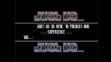 C64 Crack Intro: 1994 Just Us Intro 1