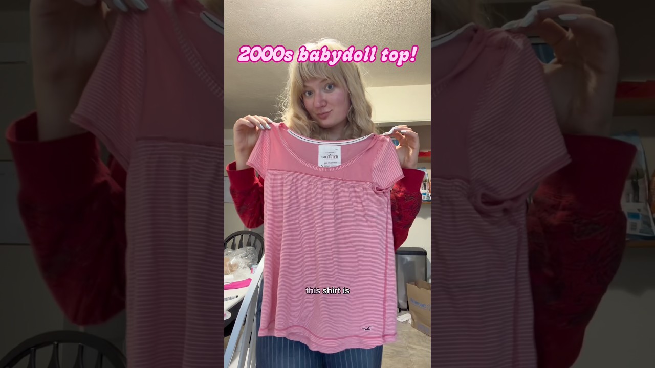 Let's turn this boring t-shirt into a babydoll top! #diy - YouTube