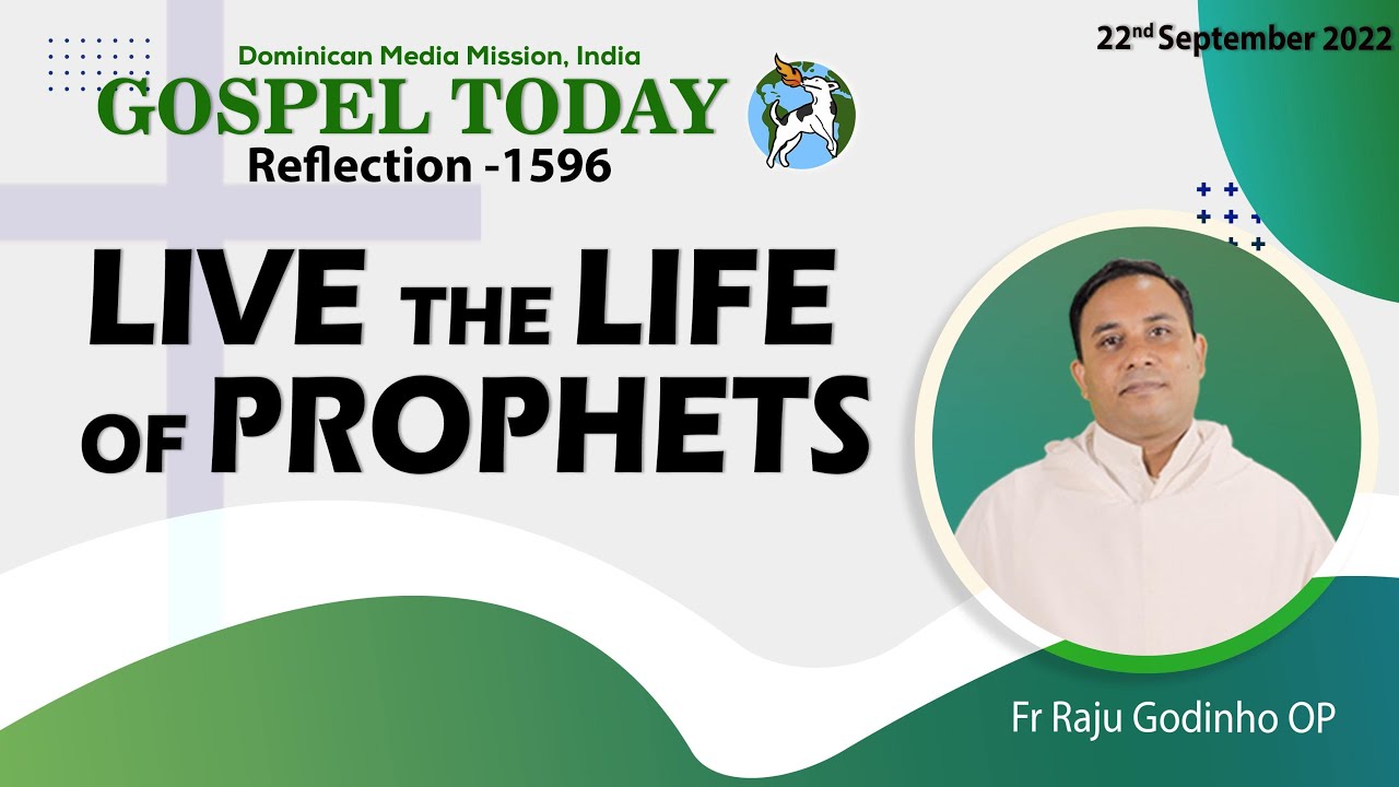 22/09/2022 | Reflection 1596 | Fr Raju Godinho OP| Luke 9:7-9 || DMM ...