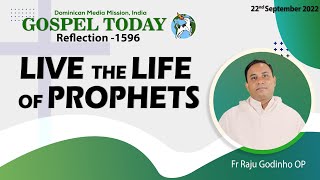 22/09/2022 | Reflection 1596 | Fr Raju Godinho OP| Luke 9:7-9 || DMM