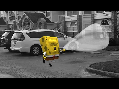 SpongeBob Moves In! - Color Me Happy - SpongeBob in real life