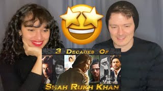 OUR REACTION TO 3 Decades Of SRK | Tribute To The Legend Of Indian Cinema 2022 | SRK SQUAD