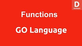 GO Programming Functions