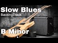 Broken heart  slow blues guitar backing track jam in b minor