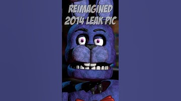 Withered Bonnie With A Face In FNAF 2...😱 (LEAKED PICS) #shorts