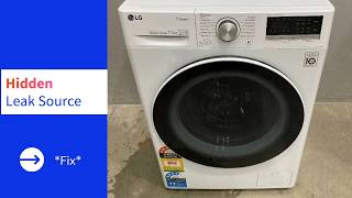 It's Leaking & It's Not your Fault. How to Fix hidden Lg Washing Machine leak.