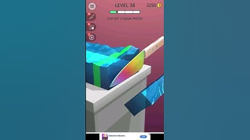 ASMR Slicing Level 38 Gameplay #Shorts