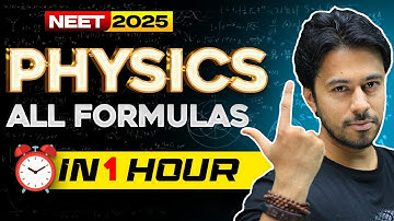 Physics All Formulas In 1 Hour | NEET 2025 Super Revision | Kshitiz Sir