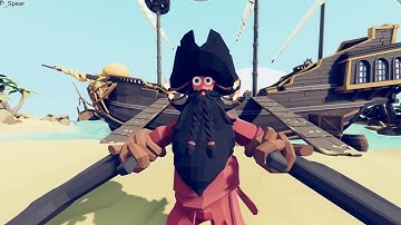 TABS - BLACK BEARD Causes HUGE Destruction - Blackbeard vs Every Faction