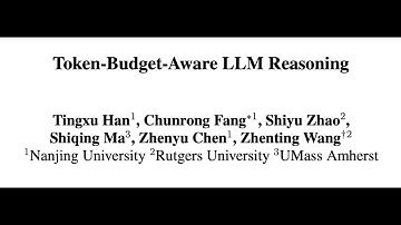 [QA] Token-Budget-Aware LLM Reasoning