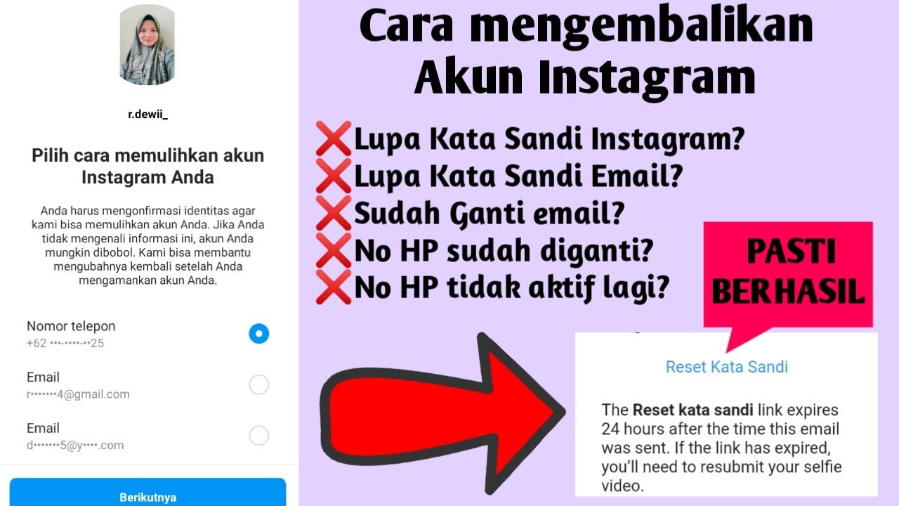 Cara Mengembalikan Akun Instagram Lupa Kata Sandi, Nomor HP Tidak Aktif