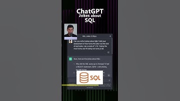 ChatGPT Jokes about SQL