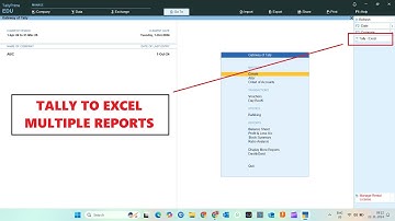 FREE Tally to Excel TDL @LearnWell