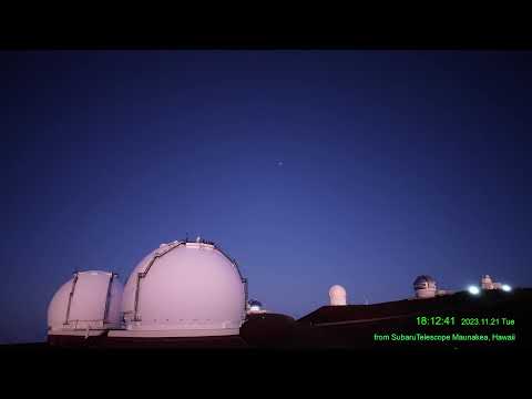 Meteor Shower and Starry skies 24/7 LIVE from the Subaru Telescope on MaunaKea, Hawaii