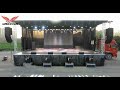 Concert Stage Setup-SINOSWAN Mobile stage setup for concert with light,JBL sound LED all in one