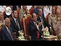 الرئيس السيسي يوجه الشكر للفنان حسين الجسمي خلال الحفل الفني بمناسبة الذكرى الـ45 لنصر أكتوبر المجيد