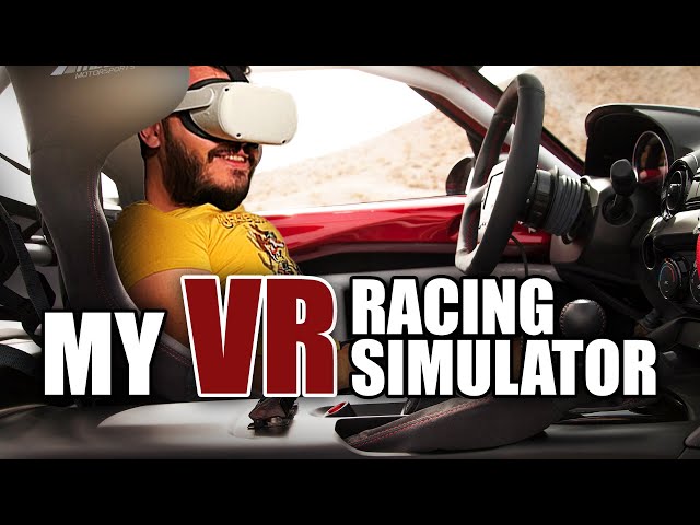 A Tour of My VR Sim Racing Setup | The Most Immersed I've EVER BEEN in VR class=