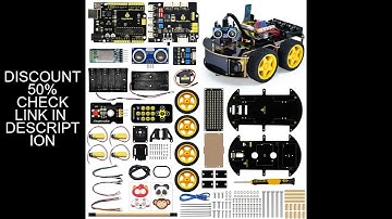 Keyestudio 4WD Multi BT Smart Car for Arduino Kit Robot Upgraded V2.0 W/LED Display Stem EDU /Scratc