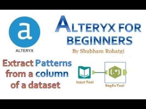 Alteryx - Extract patterns from a column of a dataset