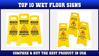 Top 10 Wet Floor Signs to buy in USA 2021 | Price & Review