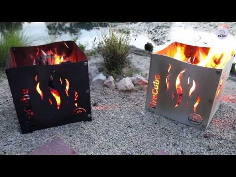 FIAP premiumdesign FireCube Feuerstelle für den Garten- und Terrassenbereich