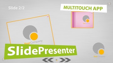 Interactive Digital Signage Software: MultiTouch App SlidePresenter