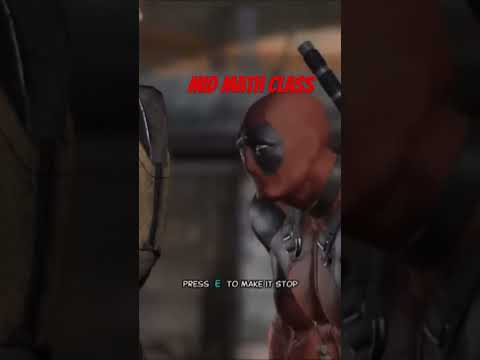 Mid math class #deadpool - YouTube