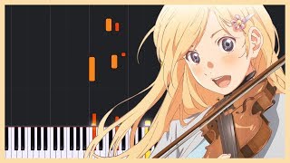 Haru no Kaori (Kaori's Spring) - Shigatsu wa Kimi no Uso [Piano Tutorial] (Synthesia) // Torby Brand chords