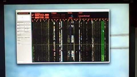 SDR-4+ running with DSP Radio on an iMac 96kHz Bandwidth