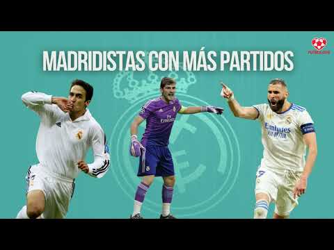 LOS MADRIDISTAS CON MÁS PARTIDOS