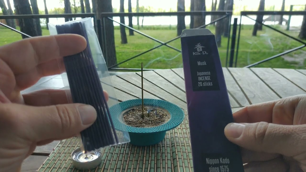 Musk incense Nippon Kodo Morning star 20 sticks (not factory packaging)