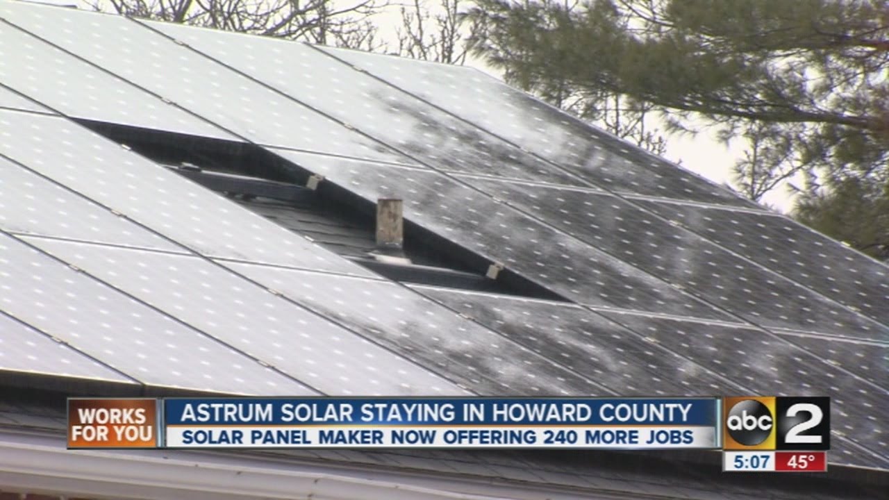 National solar power company expanding in Maryland, adding 240 jobs