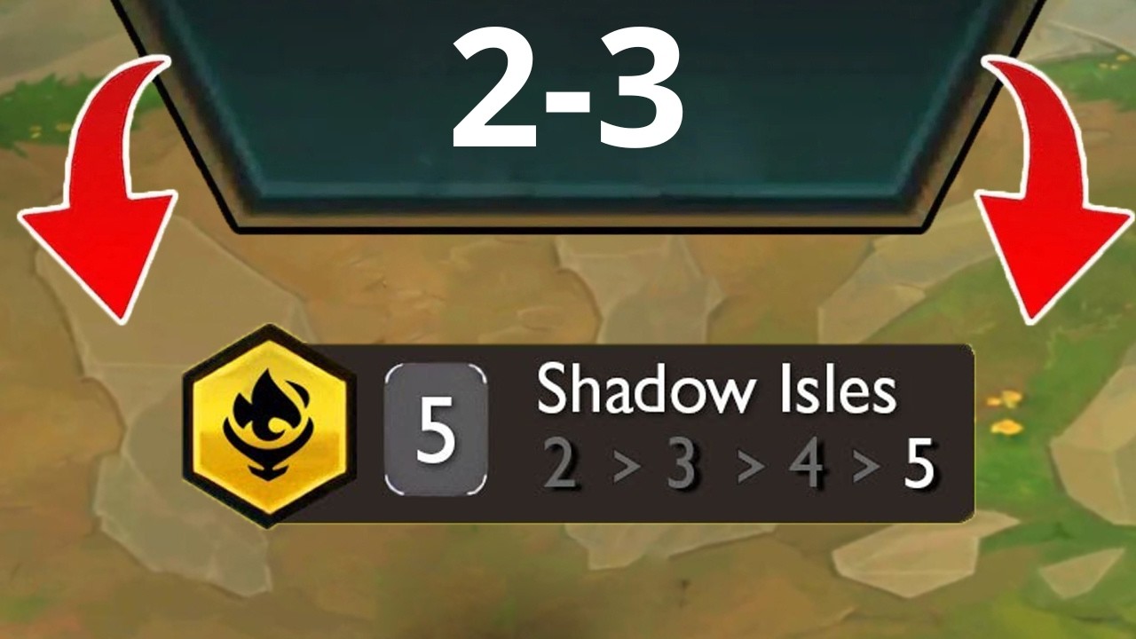 I got 5 Shadow Isles at 2-3!