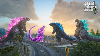 Godzilla 2024 and Shin Godzilla vs Godzilla Minus One and Godzilla Prime - GTA 5 Mods