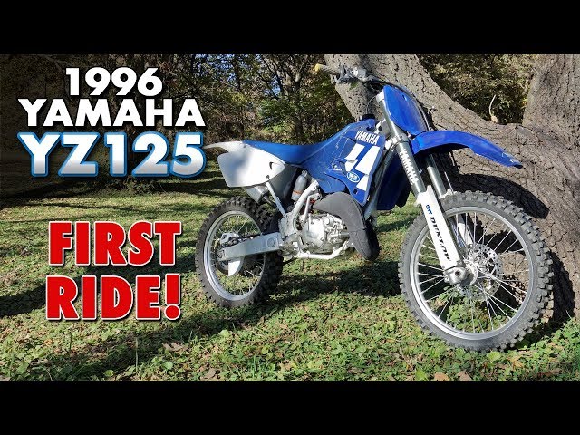 1996 Yamaha YZ125 - First Ride 2019 - YouTube
