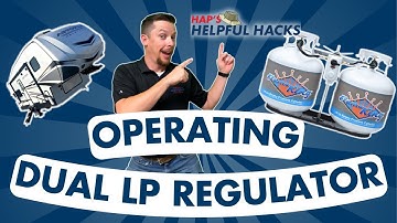 How to operate a dual LP regulator.