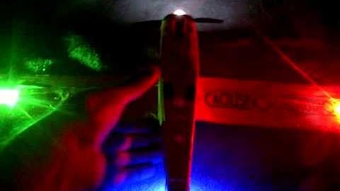 HobbyZone Champ mod with LEDs