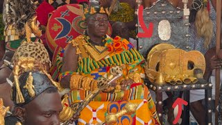 First Time in History Otumfour Osei Brought Out The Golden Stool(SIKA DWA KOFI)Asante We’re Unique❤