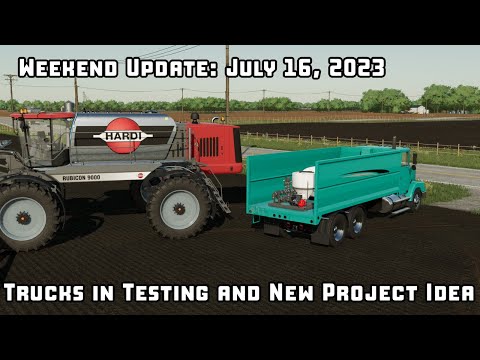 Weekend Update: July 16, 2023 Truck Testing Update and New Project Idea